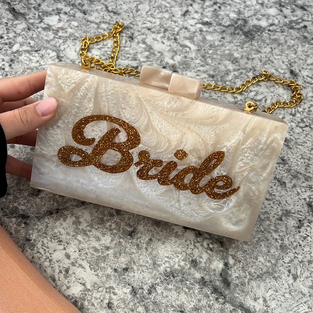Bride Acrylic crossbody